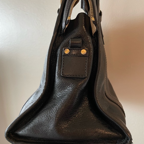 Marc Jacobs Black Leather Wellington Fulton Satchel Bag